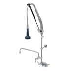 image of T&S Brass B-5115-12CRB8TP Easyinstall Workboard Pull_Down Pre-Rinse Unit