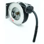 image of T&S Brass B-7102 Hose Reel, Open, 3/8" X 12', Less Spray Valve, Stainless Steel