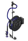image of T&S Brass B-7142-U01XS1E Hose Reel Assembly, Open Stainless Steel Reel