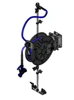 image of T&S Brass B-7142-U05WS1C Open 50' Hose Reel, Exposed Piping
