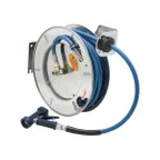 image of T&S Brass B-7143 Hose Reel System, Open, 1/2" X 50' Hose, No Spray Valve