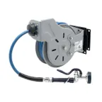 image of T&S Brass B-7212-01-PPB Hose Reel, Open, Coated Steel, 3/8" X 15 Ft. Hose