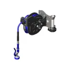 image of T&S Brass B-7212-01-STB Hose Reel, Open, Coated Steel, 3/8" X 15 Ft. Hose
