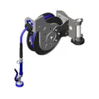 image of T&S Brass B-7232-01-STB Hose Reel, Open, Coated Steel, 3/8" X 35 Ft. Hose