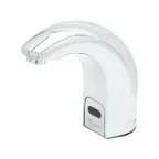 image of T&S Brass EC-3142-ST-VF05 Chekpoint™ Above Deck Electronic Faucet, Deck Mount
