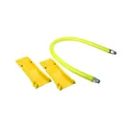 image of T&S Brass HG-2C-48-PS Safe-T-Link Gas Connector Hose