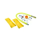 image of T&S Brass HG-4C-48K-PS Safe-T-Link Gas Connector Kit, 1/2" Connection, 48"L