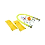 image of T&S Brass HG-4D-36SK-PS Safe-T-Link Gas Connector Kit, 3/4" Connection, 36"L