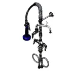 image of T&S Brass MPQ-2DLV-08-CR Easyinstall Mini Pre-Rinse Units, Deck Mount