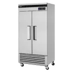 image of Turbo Air TSF-35SDN-N 39.5" 2-Solid Door Reach-In Freezer, Bottom Mounted, 29.19 cu. ft., Stainless Steel