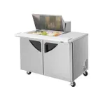 image of Turbo Air TST-48SD-12M-N 48" Mega Top Sandwich/Salad Prep Table w/ 2 Doors, 12 Pans