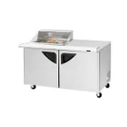 image of Turbo Air TST-60SD-12M-N-CL 60" Mega Top Sandwich/Salad Prep Table w/ 2 Doors, 12 Pans