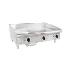 image of Toastmaster TMGE36 36" Countertop Electric Griddle with 36" x 21" Surface, Thermostatic Controls, 208/240v