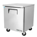 image of True TUC-27F-HC 27" 1-Section Undercounter Freezer w/ 1 Door, 1/4 HP