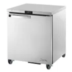 image of True TUC-27F-HC~SPEC3 27" 1-Section Undercounter Freezer w/ 1 Door, Stainless Steel