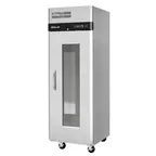 image of Turbo Air M3H24-1-G(-L) 1-Section Heated Holding Cabinet, 28.75"W×30.75"D×83"H, 22.3cuft, Stainless Steel/Aluminum, Glass Door, 950W, 115V