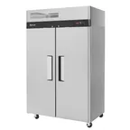 image of Turbo Air M3H47-2-TS 2-Section Solid Door Heated Holding Cabinet 51.75"W x 30.75"D, Stainless Steel