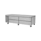 image of Turbo Air PRCBE-84R-N 84" 4 Drawers Refrigerated Chef Base, Marine Edge, 14.75 cu. ft.