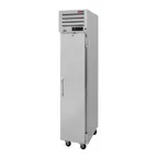 image of Turbo Air PRO-12R-N 17" 1-Section Reach-In Refrigerator w/ Solid Door, Top Mount, Stainless Steel, 10 cu. ft.