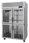 image of Turbo Air PRO-50-4H-GS-PT 2-Section "Heated Holding Cabinet", 8 Half-Doors, 53 cu ft, 6 SS Shelves, 3000W, 208-230V