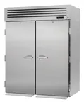 image of Turbo Air PRO-50R-RI-N-SH 34" 2-Section Solid Doors Roll-In Refrigerator w/ Shelves, Stainless Steel, 82 cu. ft.