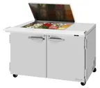image of Turbo Air PST-48-12M-N-FL Mega Top Sandwich / Salad Unit Refrigerated Counter