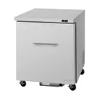 image of Turbo Air PUR-28-D1-N 28" 1-Section Undercounter Refrigerator w/ 1 Drawer, 6.8 cu. ft.