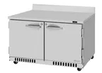 image of Turbo Air PWR-48-FB-N 48" Two Section WorkTop Refrigerator, 9.8 cu. ft.