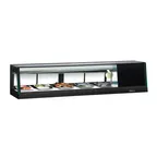 image of Turbo Air SAS-60L-N 58" Countertop Refrigerated Sushi Display Case, Left Compressor
