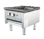 image of Turbo Air TASP-18S 18" Gas Stock Pot Range w/ (1) Three Ring Burner, Low Height, 79.000 BTU