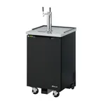 image of Turbo Air TBD-1SBD-N6 23" 1-Column Black Beer Dispenser w/ 1/2 Barrel Keg Capacity