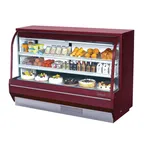 image of Turbo Air TCDD-72H-R-N 73" Curved Refrigerated Deli Display Case