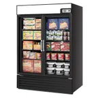 image of Turbo Air TGF-49FAB-N 54" 2 Glass Door Merchandiser Freezer in Black, 40 cu. ft