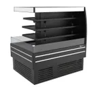 image of Turbo Air TIOM-36CSB-N 62" Island Display Self-Serve Refrigerated Merchandiser in Black