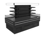 image of Turbo Air TIOM-36CSCB-N 84" Island Display Self-Serve Refrigerated Merchandiser in Black