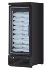 image of Turbo Air TJMI-30SDW(B)-N 37" Indoor Ice Merchandiser w/ Glass Door, Auto Defrost, 32 cu. ft.