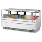 image of Turbo Air TOM-72L-UFD-W(B)-1S-N 70" Horizontal Open Air Merchandiser, Self-Contained, Deck Only