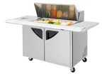 image of Turbo Air TST-48SD-18-E-SVC-N 72" Mega Top Sandwich/Salad Prep Table w/ 2 Doors, 18 Pans