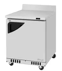 image of Turbo Air TWF-28SD-FB-N 27" 1-Section Worktop Freezer w/ 1 Door, Front Breather, 6.4 cu. ft.