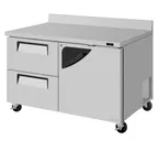 image of Turbo Air TWF-48SD-D2R-N 48" Two Section WorkTop Freezer, 2 Drawers, 12.0 cu. ft.