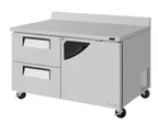 image of Turbo Air TWF-60SD-D2R-N 60" Two Section WorkTop Freezer, 2 Drawers, 17.0 cu. ft.