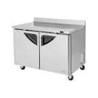 image of Turbo Air TWF-48SD-N 48" 2-Section Worktop Freezer w/ 2 Doors, 12 cu. ft.