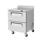 image of Turbo Air TWR-28SD-D2-N 27" 1-Section Worktop Refrigerator w/ 2 Drawers, 7 cu. ft.