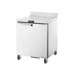 image of True TWT-27-HC~SPEC3 27" 1-Section Worktop Refrigerator w/ 1 Door, All Stainless Steel