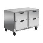 image of Beverage Air UCFD48AHC-4 48" 2-Section Undercounter Freezer w/ 4 Drawers, 11.16 cu. ft.