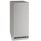 image of U-Line UOCP115-SS01B Cube Ice Maker With Bin w/ 55-lb. Production & 25-lb. Storage Capacity