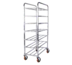 image of Winholt UNAL-7-32 Mobile Aluminum Universal Cart with 7 Shelves Double Capacity