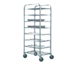 image of Winholt UNAL-8-WEG Mobile Aluminum Universal Cart with 8 Shelves Narrow Capacity 