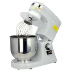 image of Uniworld UPM-7 Countertop 7 qt Planetary Mixer w/ Splashguard, Variable Speed, 3/10 hp