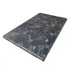 image of American Tables & Seating ATO3048-202 Rectangular Outdoor Laminate Table Top, Alcantara Black